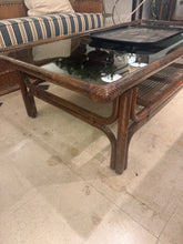 Mesa de centro de caña