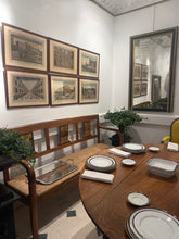 Banco de nogal y enea